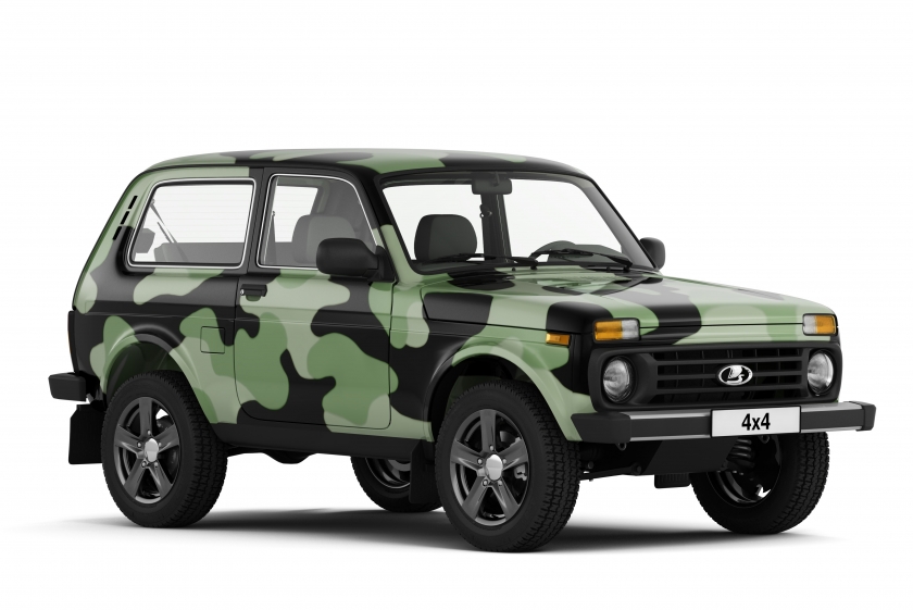 LADA 4х4: КАМУФЛЯЖНЫХ ВНЕДОРОЖНИКОВ СТАНЕТ БОЛЬШЕ